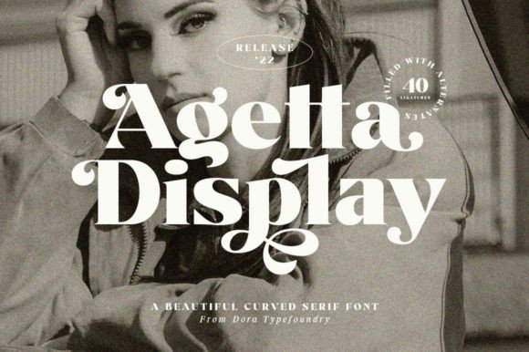 Agetta Display: The Bold Serif Font for Polished Brand Identity