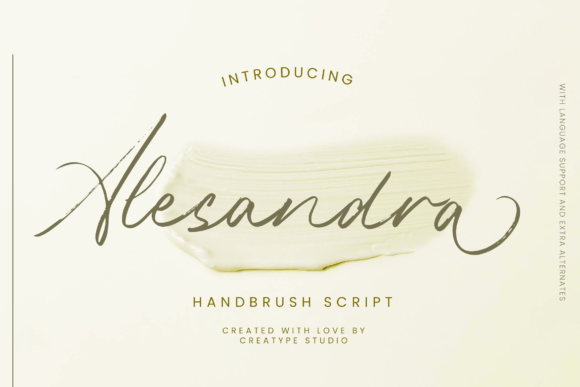 Alesandra: A Modern Script Handwritten Typeface for Digital Brands