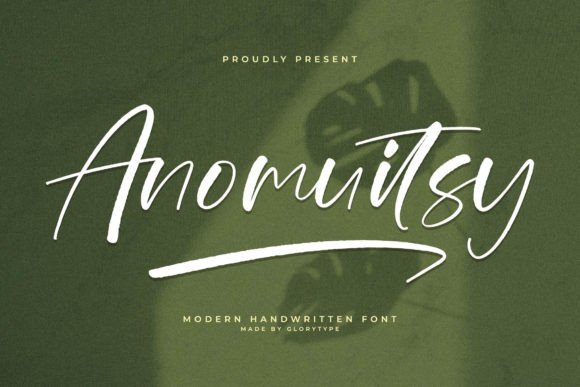 Anomuitsy: The Elegant Handwritten Typeface for Digital Branding
