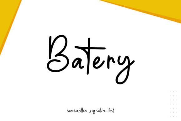 Batery: A Quirky Script Handwritten Font for Editorial Design