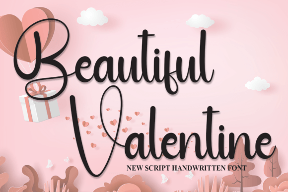 Beautiful Valentine: The Handwritten Font That Transforms Your Brand Identity