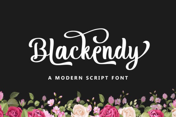 Blackendy: The Sweet Script Font for Modern Web Design