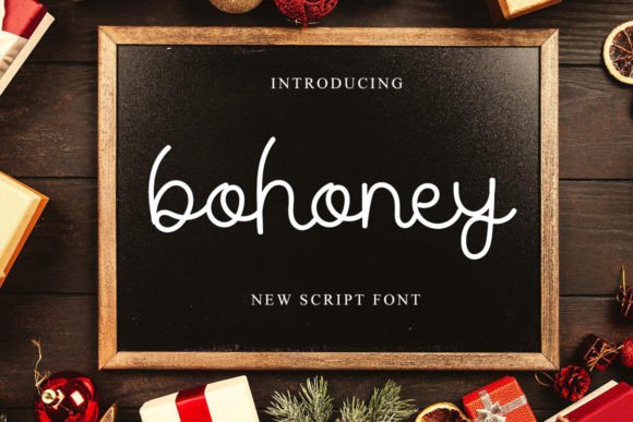 Bohoney: A Sweet Script Handwritten Typeface for Modern Editorial Design
