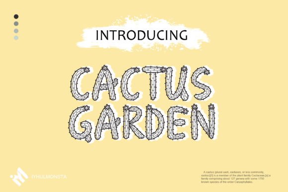 Cactus Garden: A Cheerful Typeface for Bold Brand Identity
