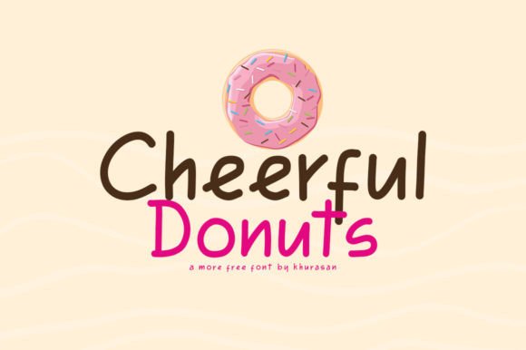 Cheerful Donuts: The Handwritten Typeface for Authentic Small Business Branding