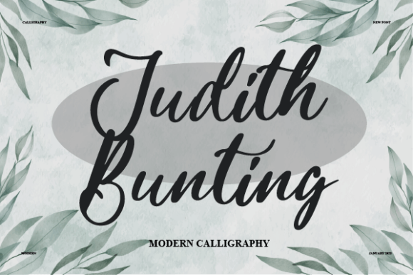 Introducing Judith Bunting: The Script Handwritten Typeface for Editorial Design