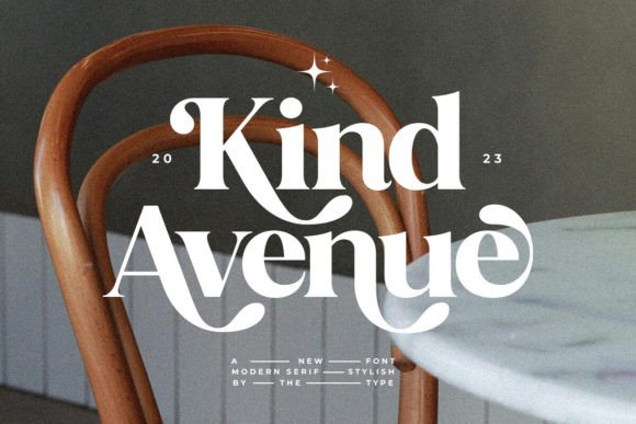 Kind Avenue: The Retro Serif That Elevates Modern Web Design