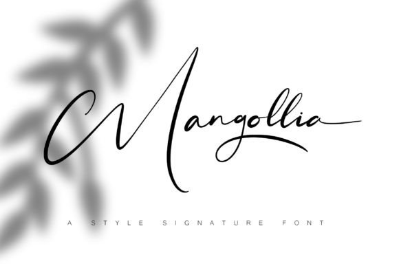 Mangollia: A Luxurious Script Handwritten Typeface for Web Design