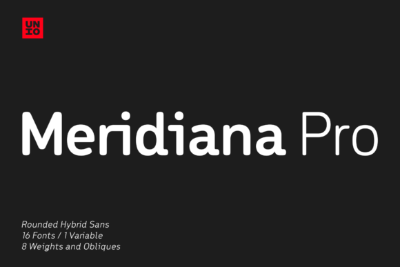 Meridiana Pro: A Modern Sans Serif Typeface for Editorial Design