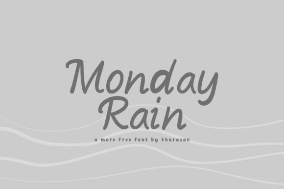 Monday Rain: The Handwritten Typeface for Modern Web Design