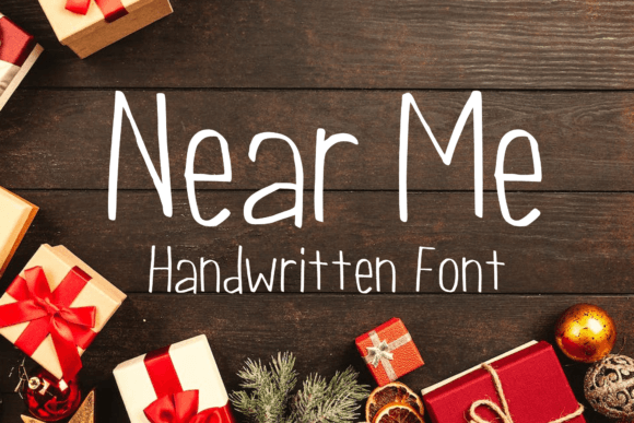 Near Me: A Cheerful Handwritten Typeface for Web & Branding
