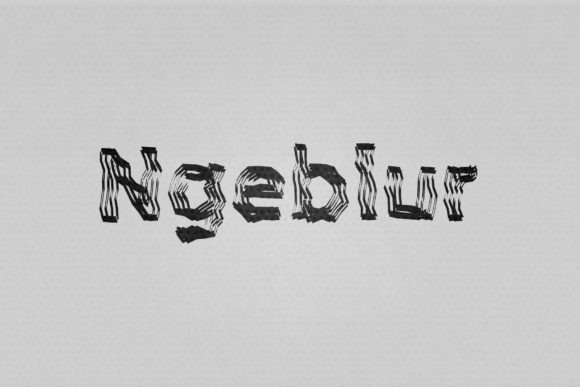 Ngeblur: The Script Handwritten Font That Makes Campaigns Pop