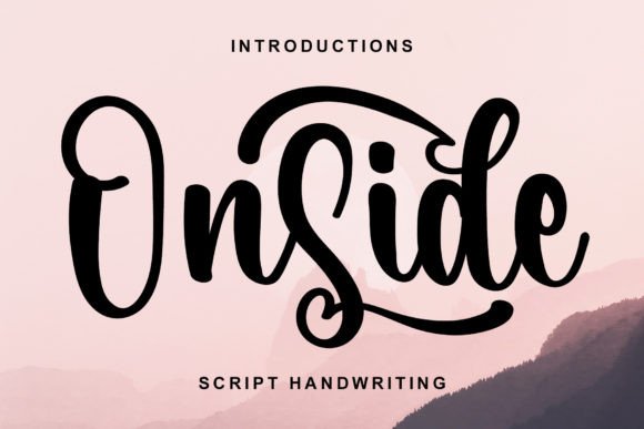 Onside: The Elegant Script Typeface That Elevates Small Business Branding
