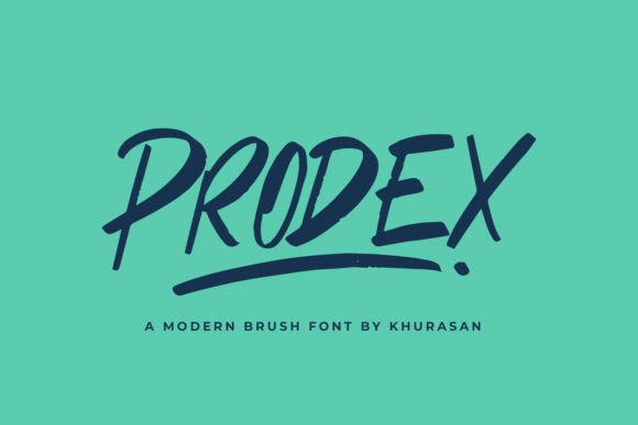Prodex: The Bold Script Handwritten Font for Creative Products