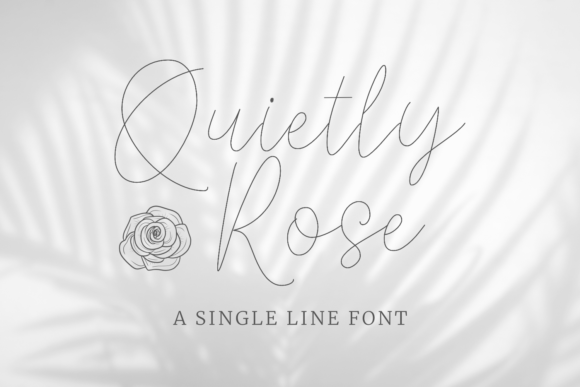 Quietly Rose: The Premium Script Handwritten Font for Elegant Branding