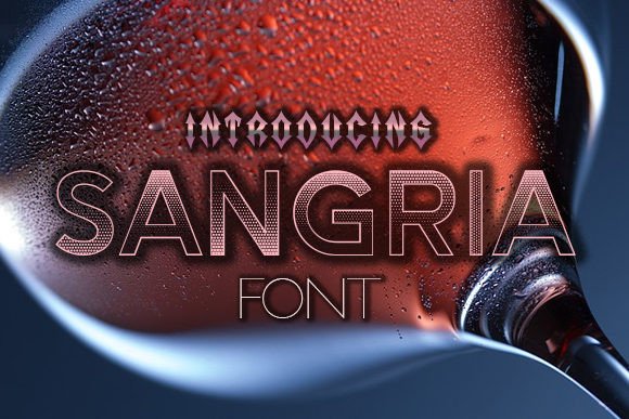 Sangria: The Elegant Gradient Typeface for Modern Branding