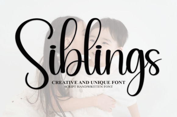 Siblings Font: A Sweet Handwritten Typeface for Modern Web Design