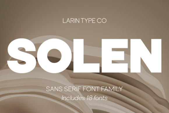 Solen: A Modern Sans Serif Typeface for Bold Digital Branding
