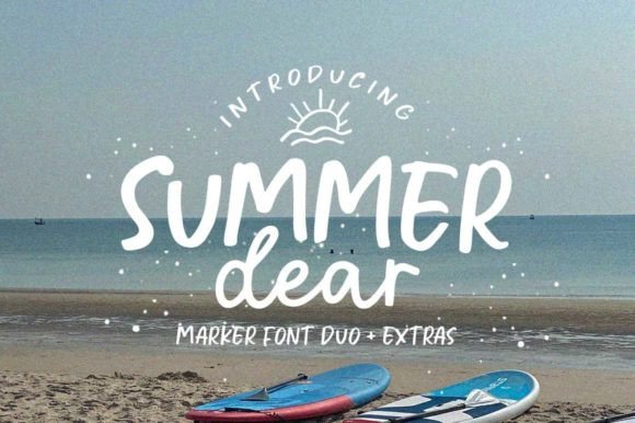 Summer Dear: A Handwritten Typeface for Modern Editorial Design