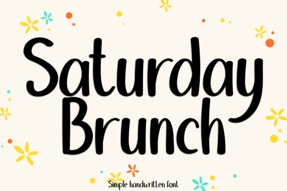 Why Saturday Brunch Is the Perfect Handwritten Font for Editorial Design